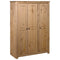 Maison Madeleine -  3Door Wardrobe 118x50x171.5 cm Pine Panama Range